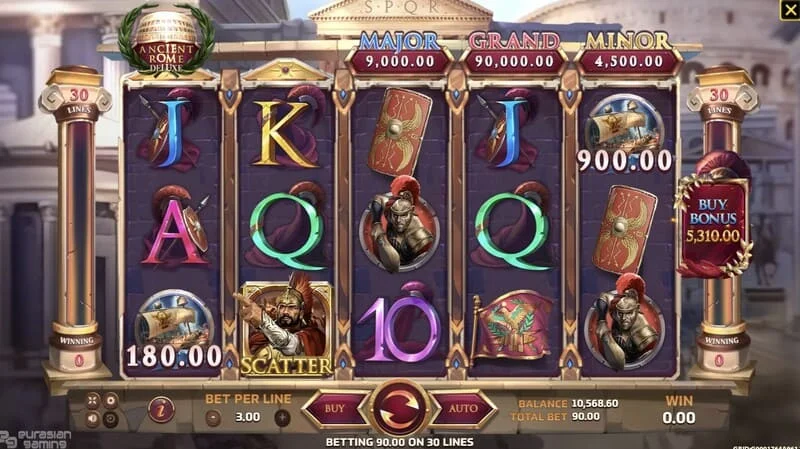 Ancient Rome Deluxe AI - bonus screen with additional prizes